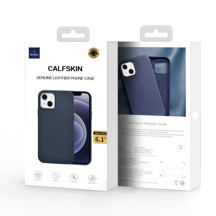 Apple iPhone 13 Pro Case Wiwu Calfskin Case
