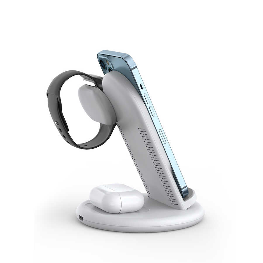 Wiwu Power Air 3 in 1 Wireless Charge Stand